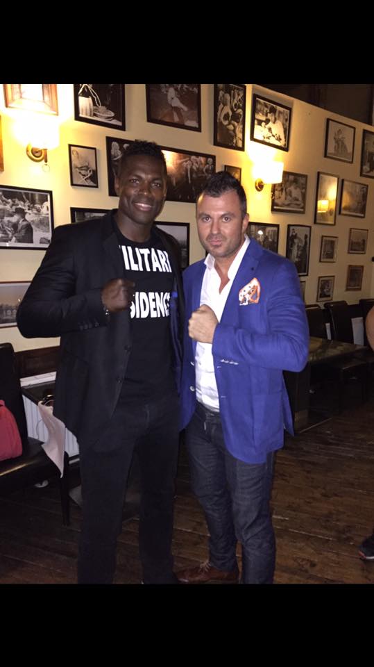 With Remy Bonjasky at Trattoria Verdi