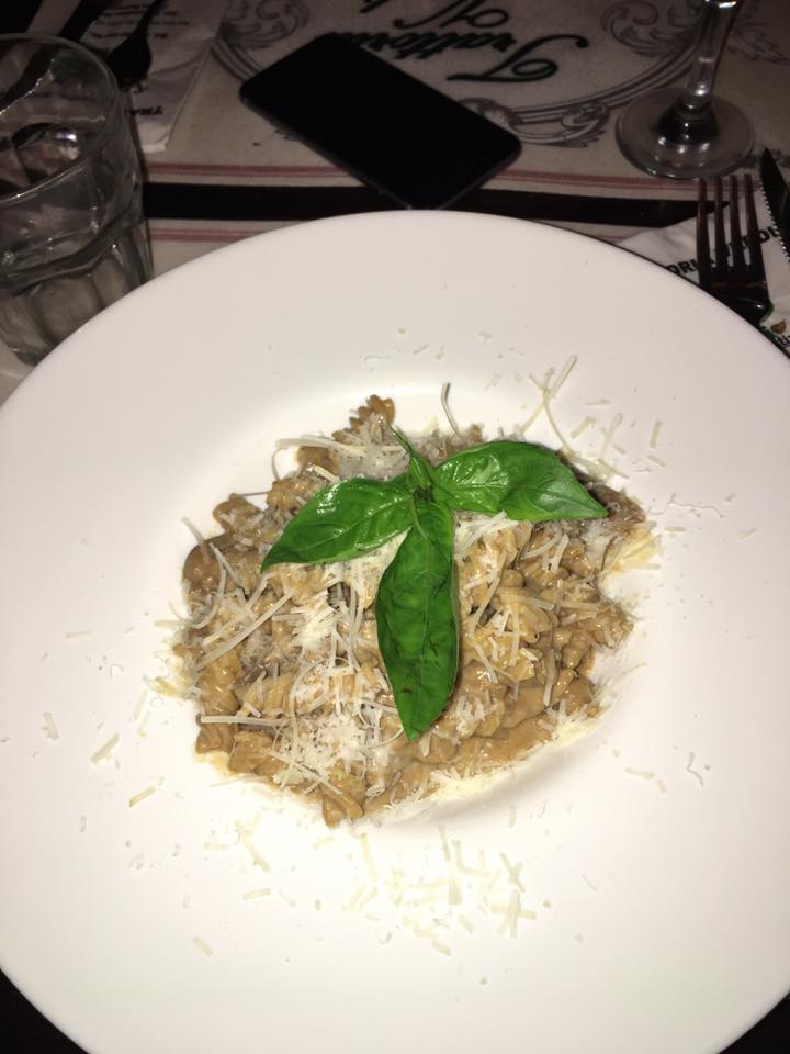 Fettuccine with swine fungi - perfect